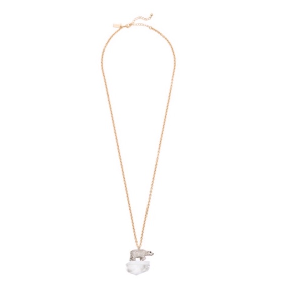 KATE SPADE • Arctic Friends Polar Bear Long Necklace - Picture 3 of 4